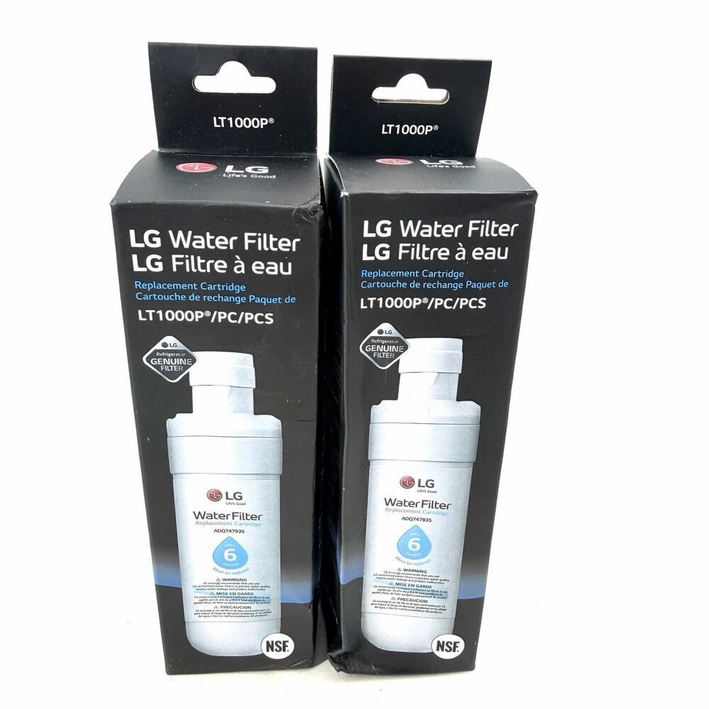 OEM LG LT1000P / PC / PCS Water Filter Replacement Cartridge - 2 Pack - Picture 1 of 6